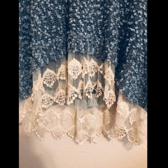 Altar’d State Blue Popcorn Knit Tunic - Picture 5 of 7